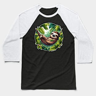 sleepy sloth Baseball T-Shirt